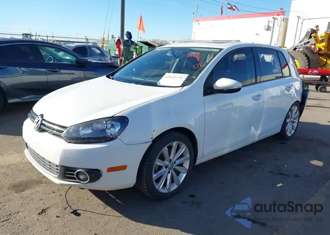 2012 Volkswagen Golf Tdi 4-Door z USA, uszkodzony, nr VIN WVWDM7AJ5CW162181